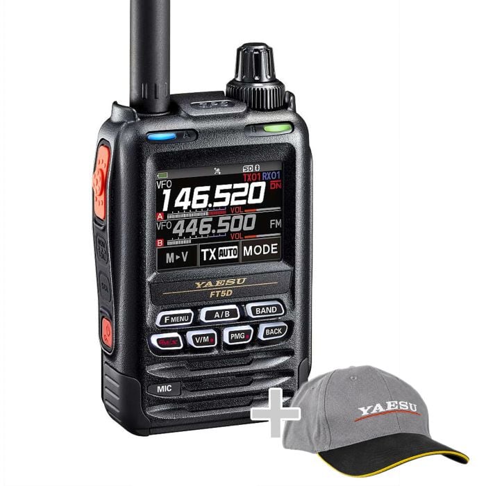 Yaesu FT-5DE handheld radio dual band C4FM