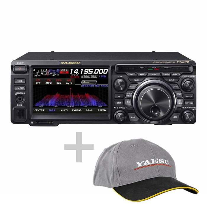 Yaesu FT-DX10 HF Transceiver with hybrid SDR technology