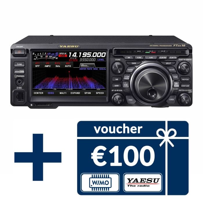 Yaesu FT-DX10 HF Transceiver with hybrid SDR technology