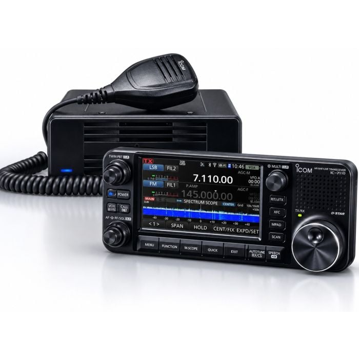 Icom IC-7110 All-Mode Transceiver with Separate Control Head