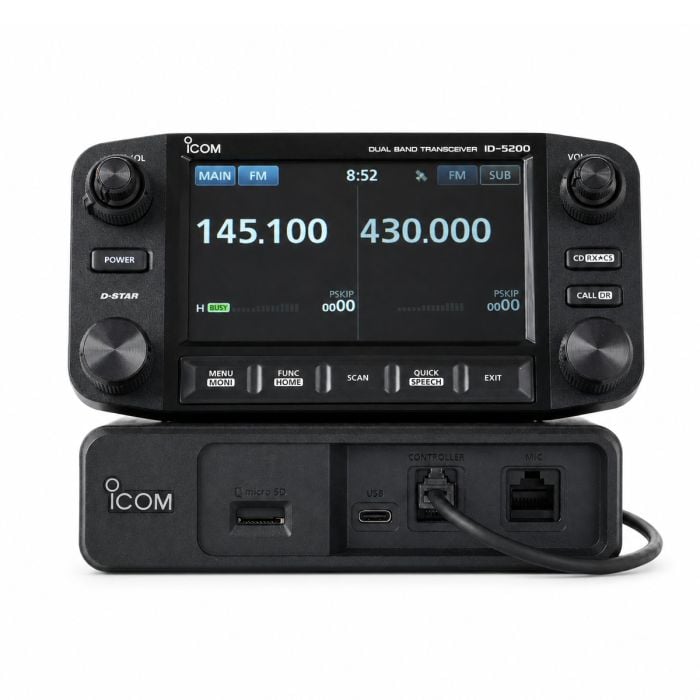 Icom ID-5200E – Dual-band mobile transceiver with touchscreen