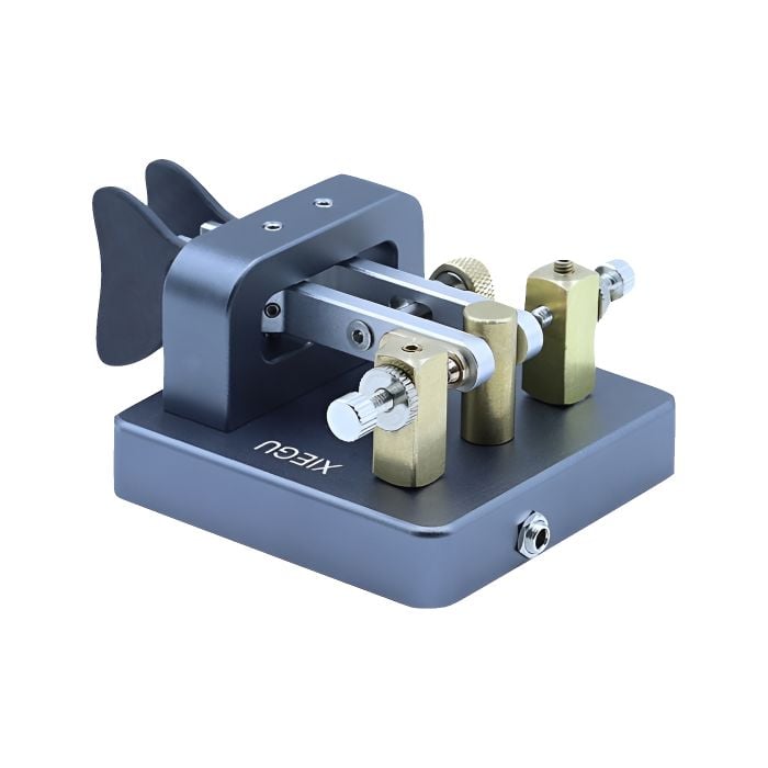 Xiegu VK-6 Iambic Paddle – Precision Magnetic-Return CW Paddle