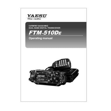 Operating Manual Yaesu FTM-510DE