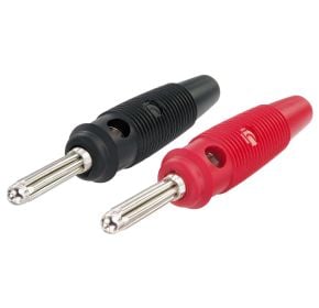 Connettore Batteria A Sgancio Rapido 2 Vie - 600V 50A Per Cavo 6/8/10/12 AWG Con Alloggiamento Rosso - 4