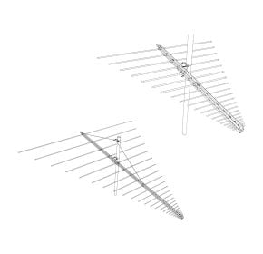 Antenna Direzionale Ad Alto Guadagno SL10Mini Antenna Periodica Log 50KHz-3GHz Antenna Direzionale Omnidirezionale Ad Alto Guadagno Antenna UWB Per Microonde RF Antenna Monitoraggio Radio - 10